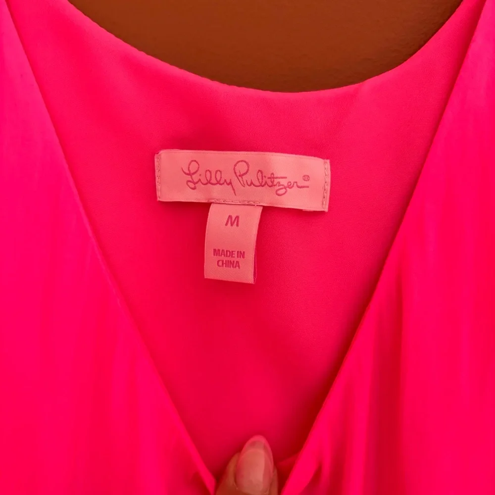 Lilly Pulitzer Natashia Pom Pom Pink Dress - Picture 5 of 7